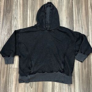 FP Movement by Free People Black Fleece-Lined Hoodie